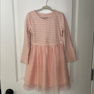 Cat & Jack long sleeve lined tulle dress